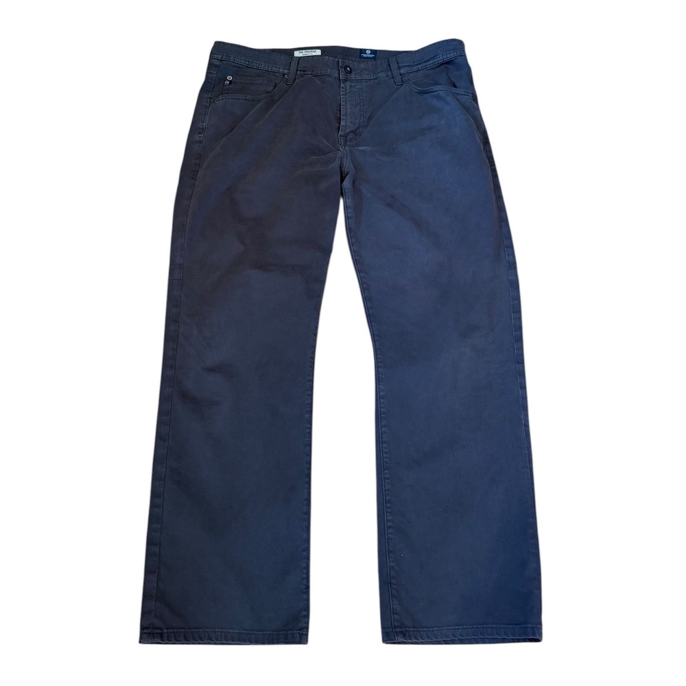AG Adriano Goldschmied The Protege Straight Leg Pants Mens 38x34 Dark Gray USA